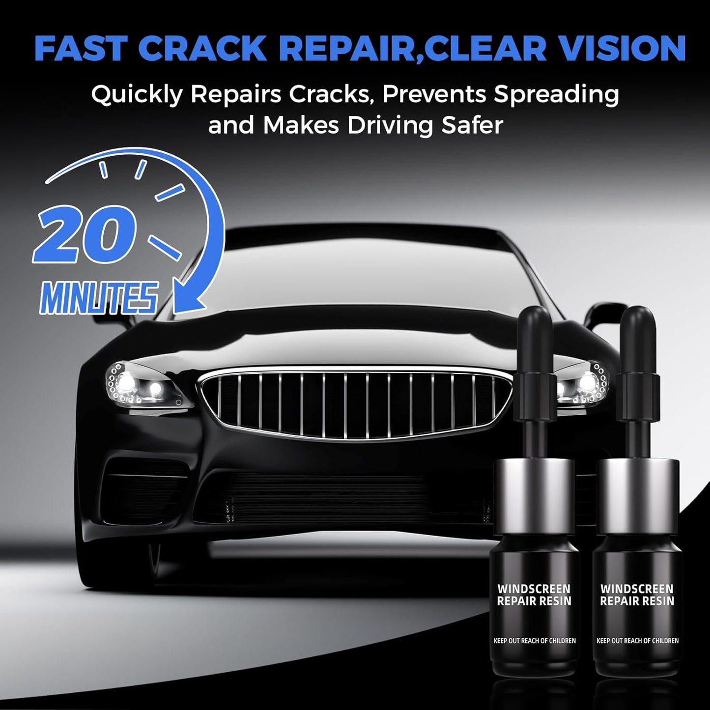 Universal Glass Repair Kit Pack